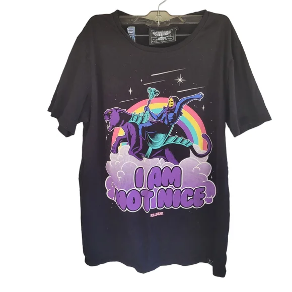 Killstar Masters of the Universe Collection Skeletor Large T Shirt Halloween - Picture 1 of 7